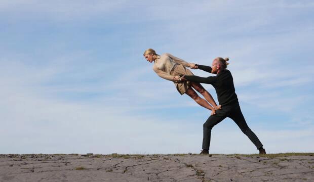 Behind the scenes of filming Within Her Eyes.  Photo: Joe Hornsby