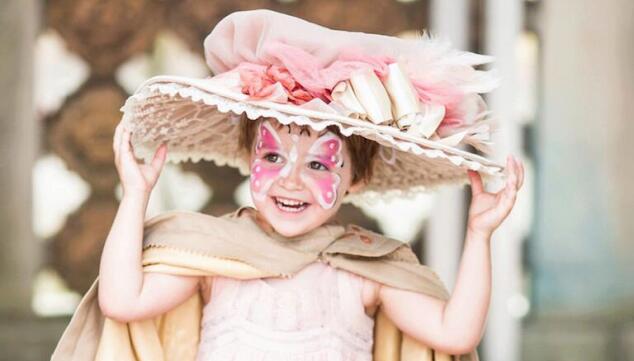 Next stop, Madam Butterfly... All ready for Opera Holland Park Virtual Opera Day. Photo: Helen Cooper