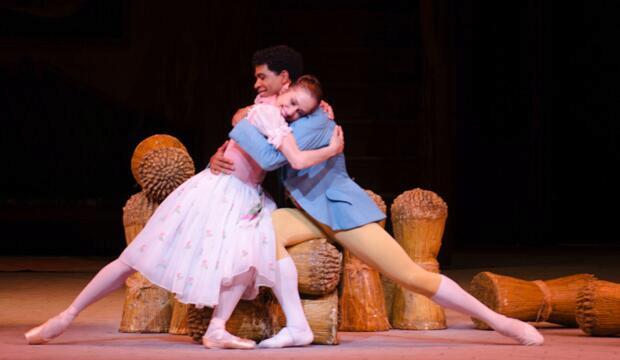 Marianela Nuñez as Lise, Carlos Acosta as Colas in La Fille Mal Gardée © ROH 2012 Tristram Kenton