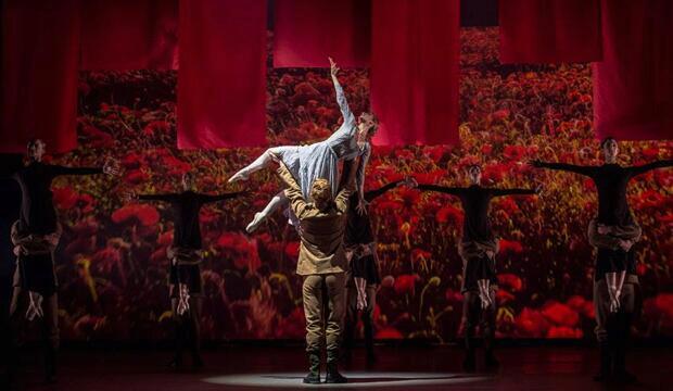 NEBT Remembrance. Alessia Lugoboni as Marie Rambert, Alexander Nuttall as Ashley Dukes. Photo: Deborah Jaffe