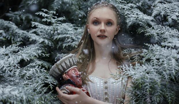 Karla Doorbar as Clara in BRB's The Nutcracker.  Photo: Bella Kotak