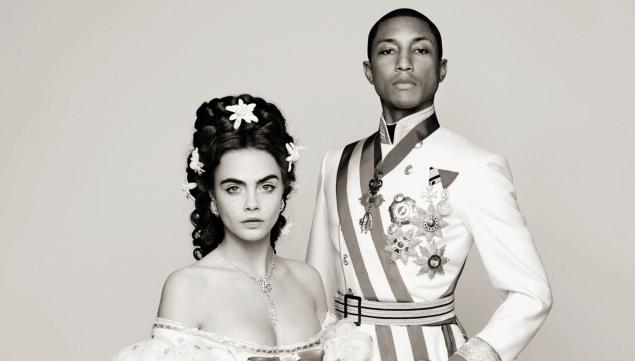 Cara Delevigne, Pharrell Williams: Lagerfeld's Latest Fantasy