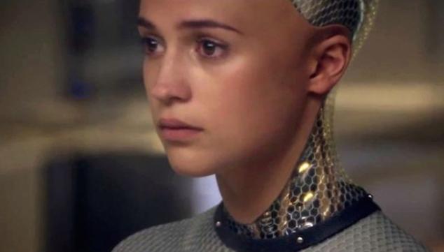 Rising star Alicia Vikander as Ex Machina's fully functioning android