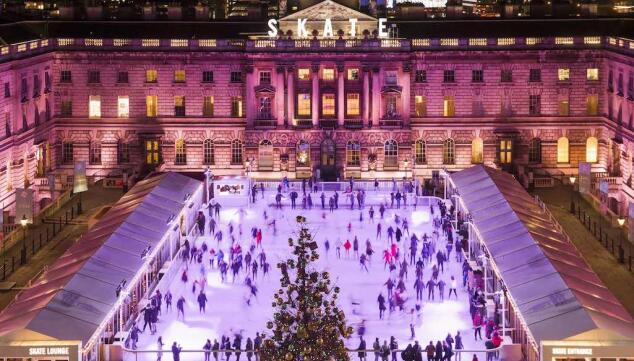 Skate at Somerset House with Moët & Chandon. Credit: David Jensen