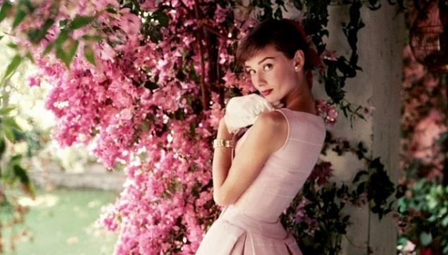 Audrey Hepburn photographed wearing Givenchy by Norman Parkinson, 1955