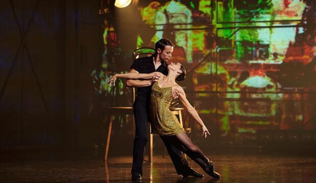 Scottish Ballet, Starstruck, dancers Christopher Harrison and Sophie Martin. Photo: Gavin Smart