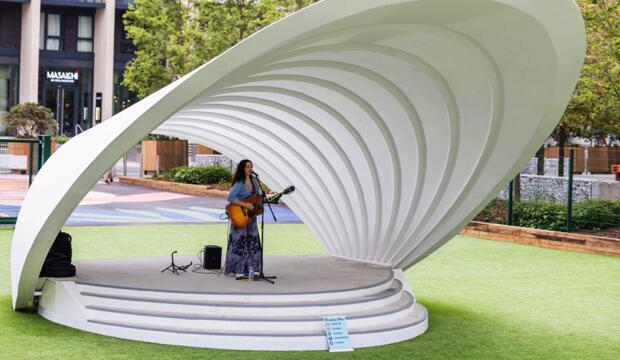 Wembley Park Soundshell.  Photo courtesy of Wembley Park