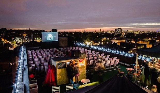 Roof Top Cinema at the Golden Bee