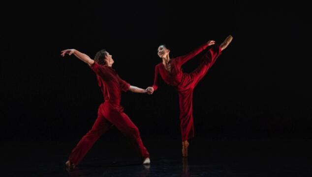 Minju Kang and Jonathan Hanks in Nostalgia. Photo: Emma Kauldhar