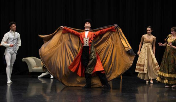 Northern Ballet, The Nutcracker, Gavin McCaig as Uncle Drosselmeyer. Photo: Emily Nuttall