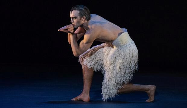 Men in Motion, Matthew Ball in Bourne's Swan Lake.  Photo: Elliott Franks