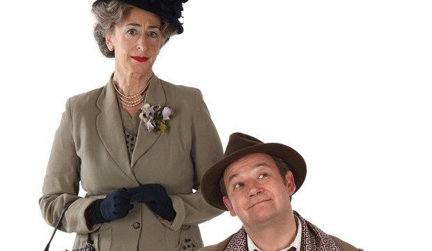 Maureen Lipman and James Dreyfus in Harvey: photo by Gregg Stone