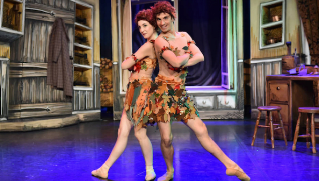 Filippo Di Vilio and Kiara Flavin in Northern Ballet's Elves and the Shoemaker, photo by Brian Slater