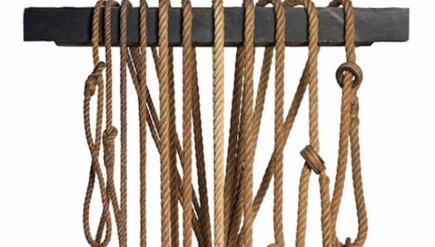 Execution ropes, courtesy of Museum of London/Metropolitan Police's Crime Museum/PA Wire