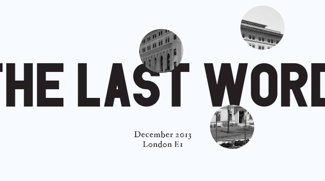 Trinity Presents The Last Word, 110 Pennington street