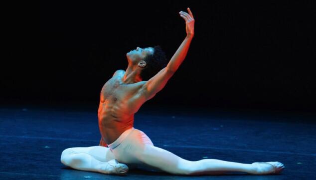 Joseph Sissens in Dance of the Blessed Spirits, Sarasota Gala © 2024 ROH. Photo: Andrej Uspenski