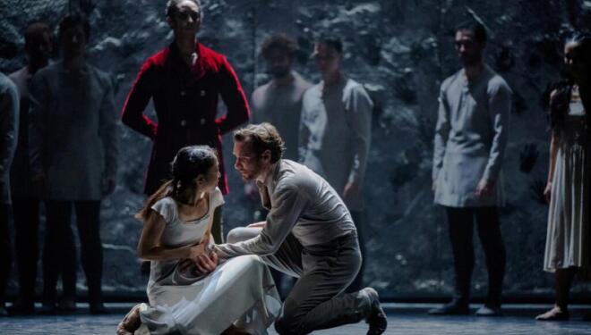 ENB, Erina Takahashi & James Streeter in Akram Kahn's Giselle © Camilla Greenwell