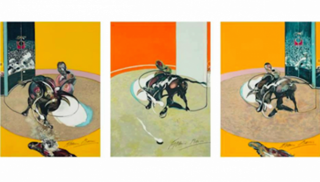 ￼￼￼Francis Bacon, artist, Miroir de la tauromachie (1990), Phillips London