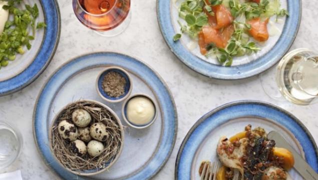 Brunch spread at Newman Street Tavern