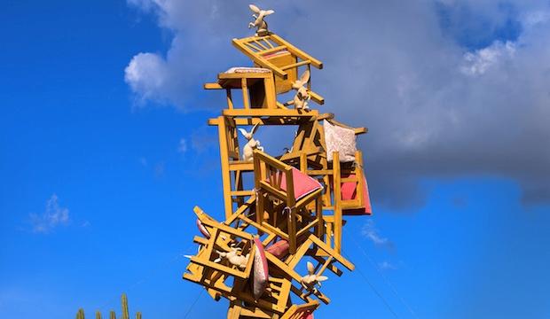 Mauricio Cervantes, Mayahuel and the 13 levels of the sky, Tlacolula, Oaxaca, Mexico, 2015, Photograph by Daniel Molina, Courtesy the artist and Shaped in Mexico