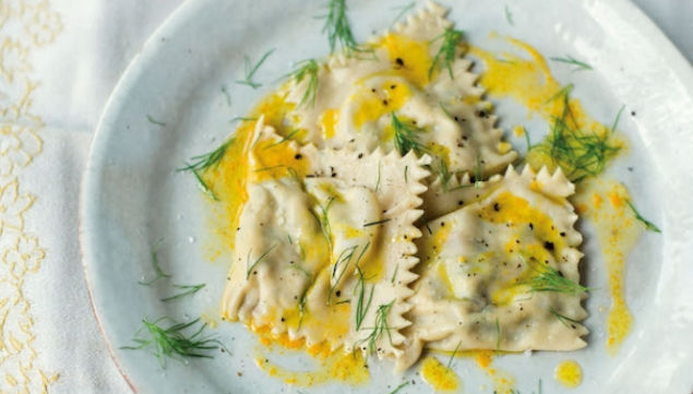 Carluccio's Recipe: Tortelli con Granciporro