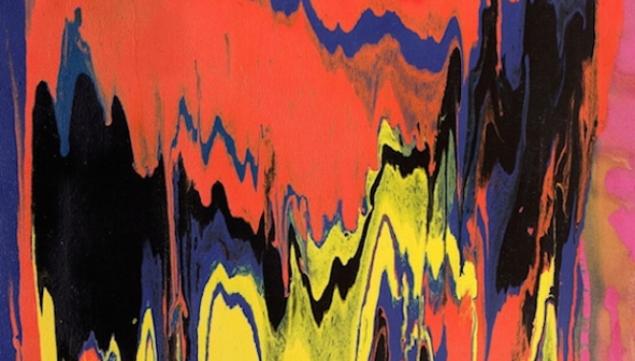 Frank Bowling artist, The Poured Paintings, Hales Gallery London