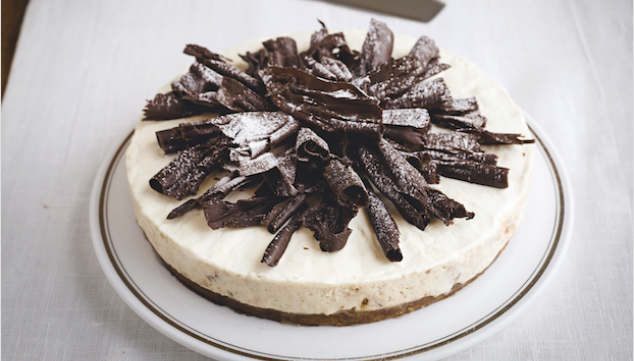 Christmas pudding idea: Pear and Amaretto Cheesecake