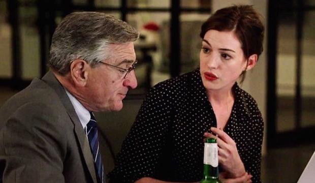 The Intern, Robert De Niro, Anne Hathaway film still