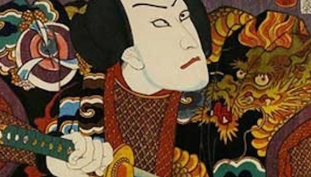 Utagawa Kunisada (1786–1864), Toyokuni manga zue (Illustrations by Toyokuni) (detail). Colour woodblock print, 1859.