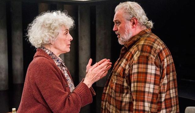 Eleanor Bron and Russell Floyd in Forget Me Not at the Bush Theatre; photo by Tristram Kenton