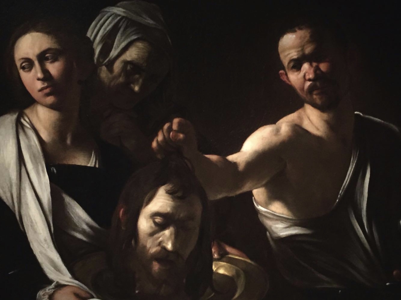 Caravaggio, 'Salome receives the Head of John the Baptist', 1609-10