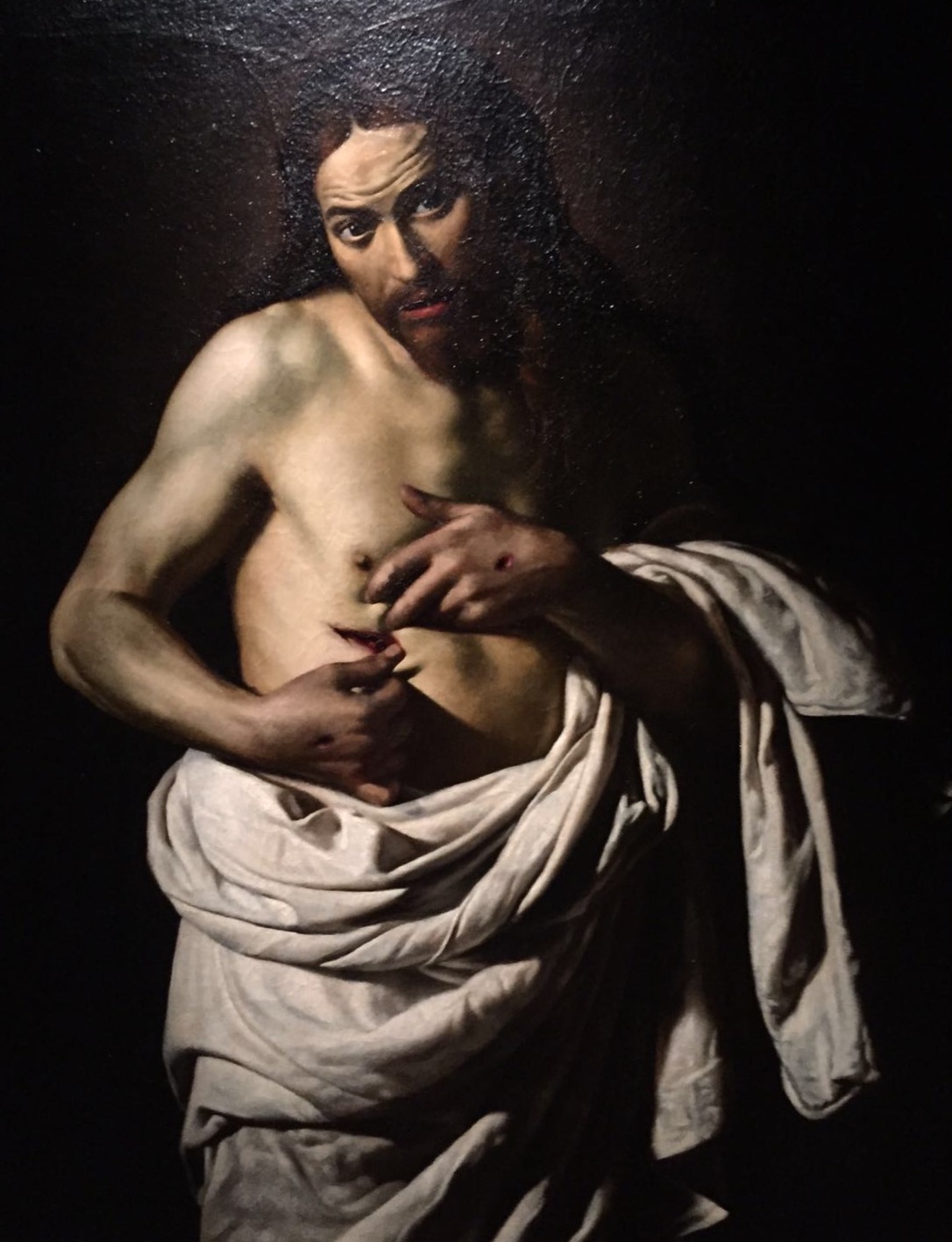 Giovanni Antonio Galli (Lo Spadarino), 'Christ displaying his Wounds', 1625-35