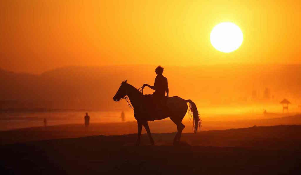 Sunset in Salalah, Oman. Category: nature