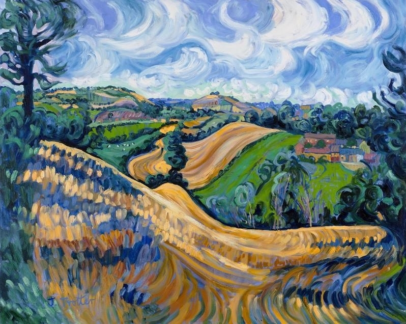 Josephine Trotter, Brailes Hill from Nill Farm, 2013