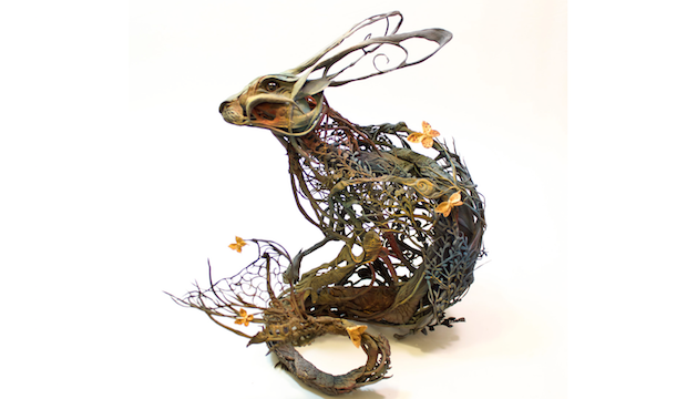 Ellen Jewett's sculptural rabbit 