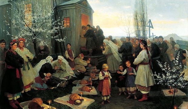 Easter Morning Prayer In Malorosia, PYMONENKO