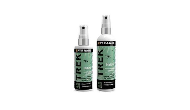 For protection against nature’s pests: Pyramid Trek DEET-free Repellents