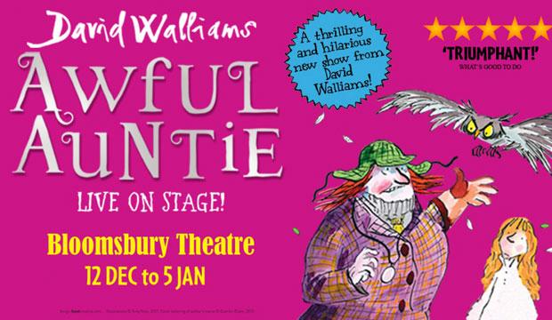 Laugh your socks off at Awful Auntie at the Bloomsbury Theatre