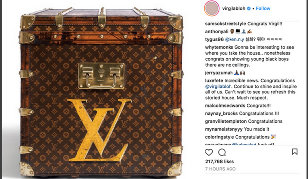 Customizer Celebrates Virgil Abloh's Louis Vuitton Appointment